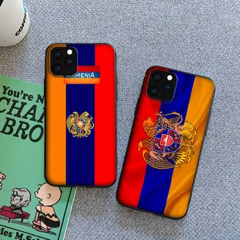 Патриотический Чехол Для Телефона С Армянским флагом Для iPhone 13 12 11 Pro MAX mini XS 8 7 6 6s Plus X 2020 XR 12 13 pro max Чехлы