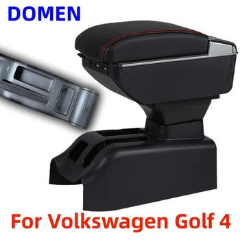 Для Volkswagen Golf 4 Коробка для подлокотников Оригинальная специальная коробка для центрального подлокотника модификация аксессуаров Двухслойная USB зарядка